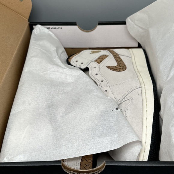 Jordan 1 Mid SE Brown Elephant Shoes DZ5369-102 Men's /Youth 7 Women's 8.5 - Picture 3 of 12